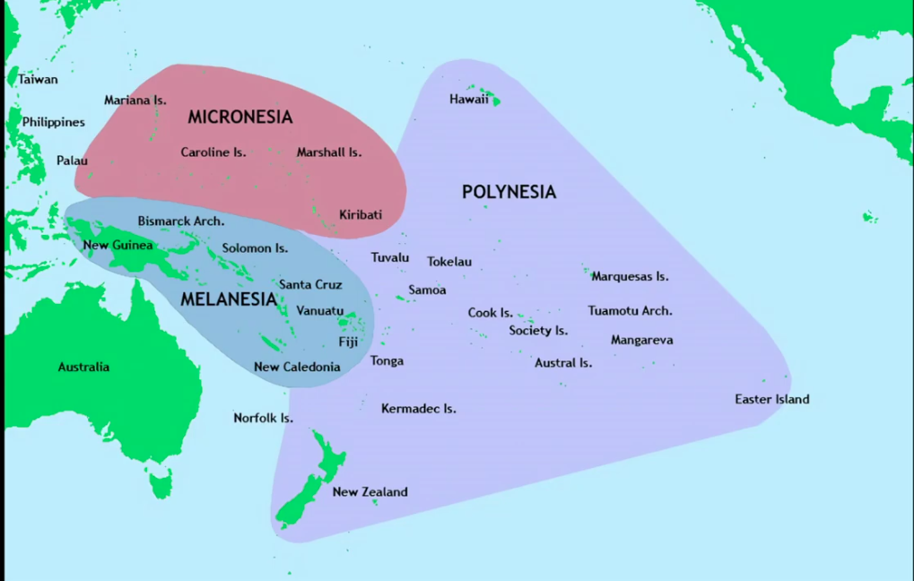 divisioni dell'Oceania