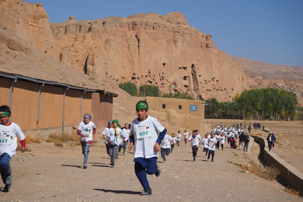 maratona dei bambini in Afghanistan