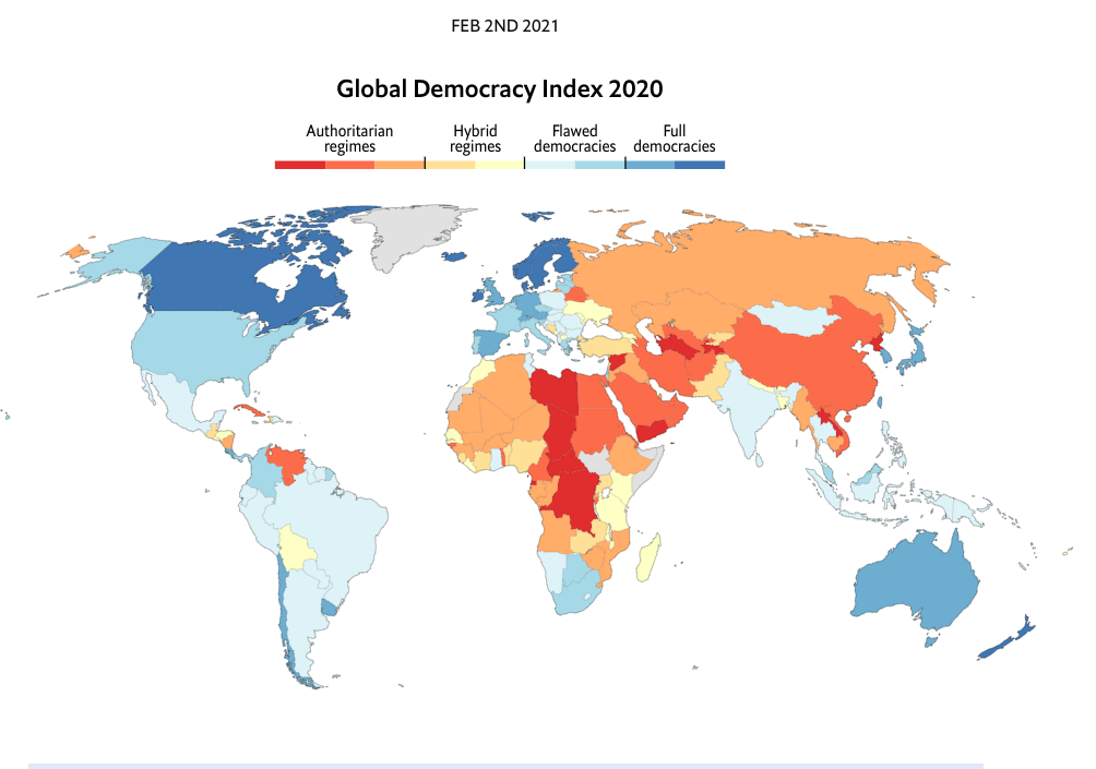 indice di democrazia economist